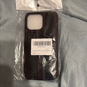 Black and Red iPhone 16 Pro Max Case